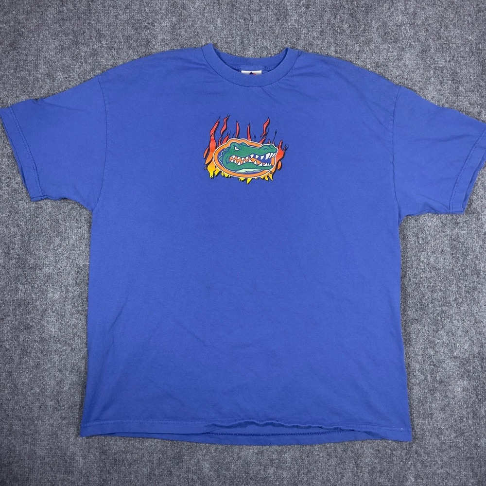 Florida Gators T Shirt Mens XXL Blue Whos Hot Whos Not Rivalry Graphic